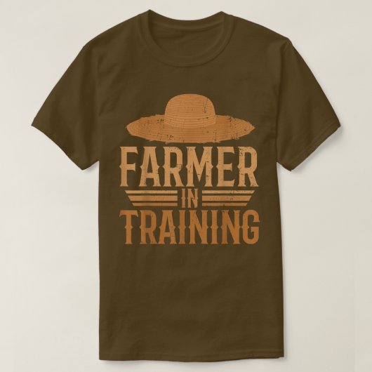 Boer in de opleiding boerenbedrijf Barn Rancher Fa T-shirt (Design voorkant)