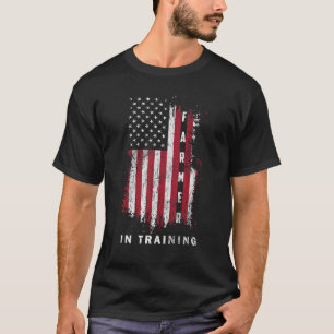 boer in Training USA Flag Patriotic Boerderij T-shirt