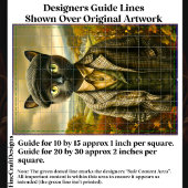 Boer Kattenportret In Landschap CM2 Decoupage Tissuepapier