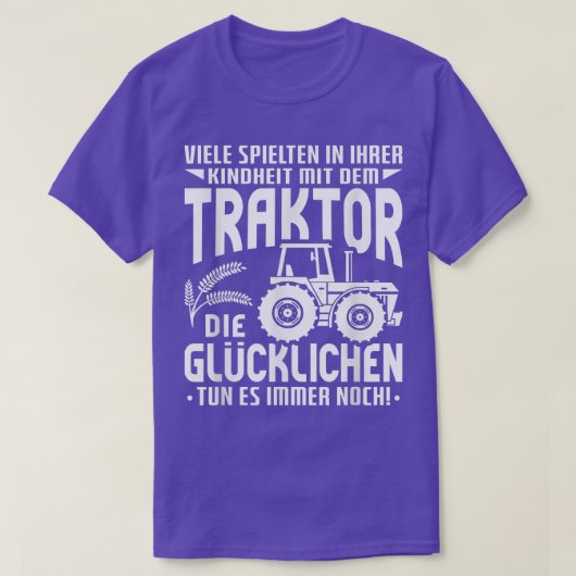 Boer - Kindertijd met de trekker 1695 T-shirt (Design voorkant)