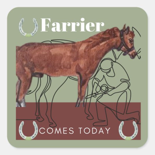 boer komt vandaag tegen sticker (Voorkant)