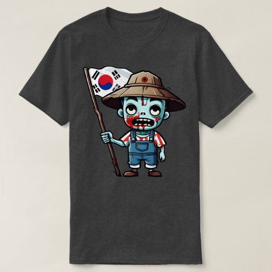 Boer Koreaanse Zombie T-shirt (Design voorkant)
