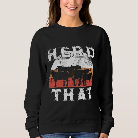 Boer kudde dat Koe boer T-shirt (Voorkant)