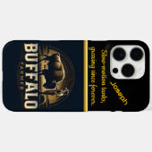 Boer met bizonkudde in de schemering Case-Mate iPhone case (Achterkant (horizontaal))