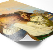 Boer met pompoen van Newell Convers Wyeth Foto Afdruk (Hoek)