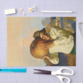 Boer met pompoen van Newell Convers Wyeth Tissuepapier (Craft)