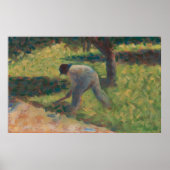 boer met schoffel poster (Voorkant)