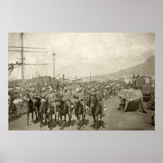 Boer-oorlog bij het Britse leger Poster (Voorkant)