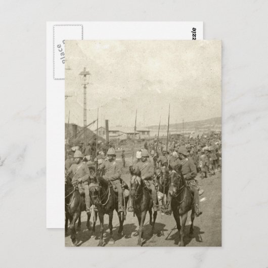 Boer-oorlog in het Britse leger Briefkaart (Voorkant / Achterkant)