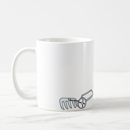 Boer op een Mok van trekkers (Links)