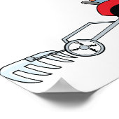 Boer op een Poster van trekkers (Hoek)