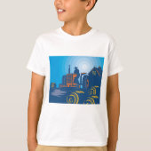 Boer op een trekker t-shirt (Voorkant)