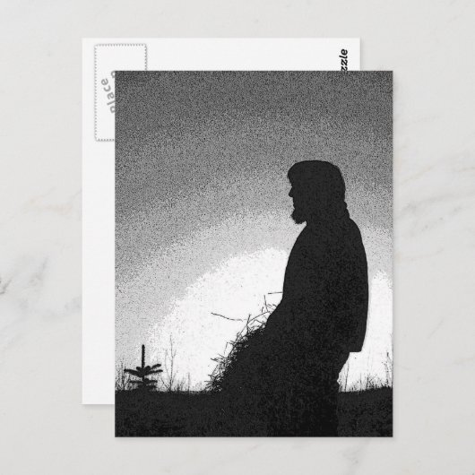 Boer op het Sunset Briefkaart (Voorkant / Achterkant)