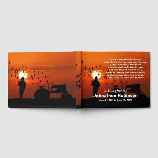 Boer op Sunset "A Time to Reap" Memorial Gastenboek (Volledig)