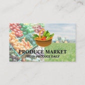 Boer op tractor | De standaard van de basiswinkel Visitekaartje (Voorkant)