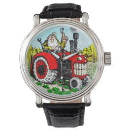BOER OP TRACTOR POLSHORLOGE HORLOGE