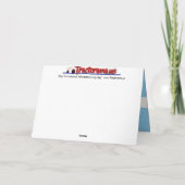 Boer op tractor Verjaardag Kaart (Achterkant)