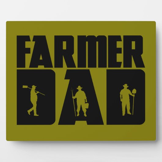 Boer papa - Boerderij Vaderdag Fotoplaat (Voorkant)