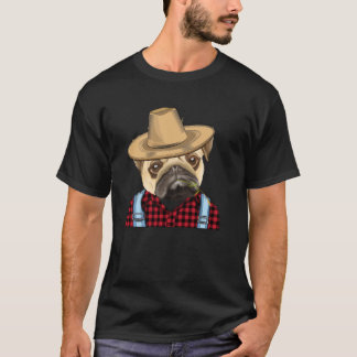 Boer Pug Boerderij Hond T-shirt