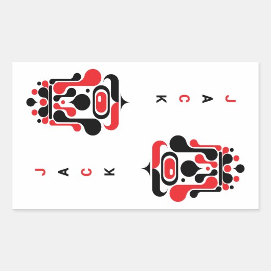 BOER RECHTHOEKIGE STICKER (Voorkant)