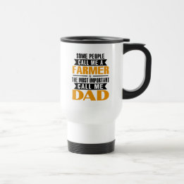 Boer Revel Mug de belangrijkste noem me papa Reisbeker