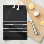 Boer Rundvlees Snijdt Keuken Handdoek Slager Grafi (Quarter Fold)