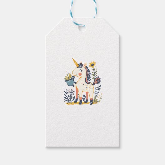 Boer Tuin Eenhoorn (1) Cadeaulabel (Voorkant)