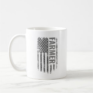 Boer USA Vlag Vervallen ontwerp Koffiemok