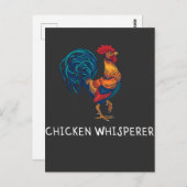 boer van retrohen Chickenwhisperer Briefkaart (Voorkant / Achterkant)
