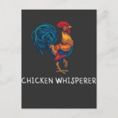boer van retrohen Chickenwhisperer Briefkaart (Voorkant)