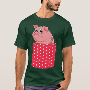 Boer Varken Liefhebber Boerderij Dier Schattig Zak T-shirt