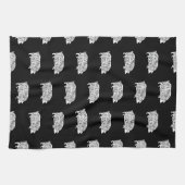 boer varkensvlees slager vlees snijdt kunst kleine theedoek (Horizontaal)