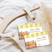 Boer Veggie Fruit Luier Raffle Baby shower Informatiekaartje