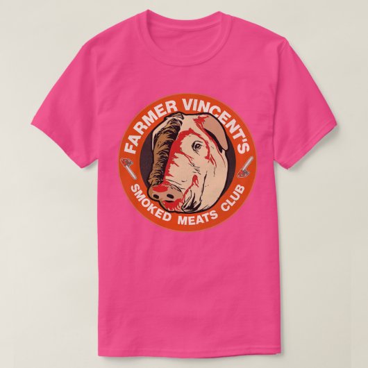 Boer Vincents Smoked Meats Club T-shirt (Design voorkant)