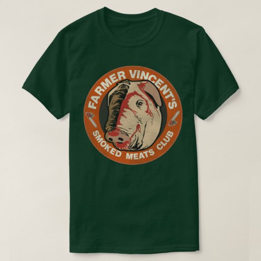 Boer Vincents Smoked Meats Club T-shirt (Design voorkant)