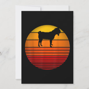 Boer Vintage Retro Zonsondergang Grappige Boerderi Kaart