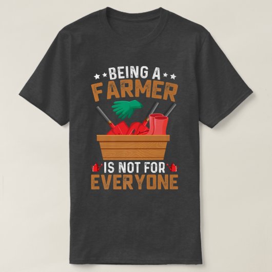 Boer zijn, niet voor iedereen. t-shirt (Design voorkant)