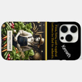 Boer zorgt voor voorjaarsgroenten Case-Mate iPhone case (Achterkant (horizontaal))