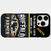 Boer zorgt voor zijn bizon Case-Mate iPhone case (Achterkant (horizontaal))