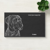 Boerboel Abstract Art Hondennaam Post-it® Notes (Kantoor)