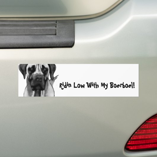 Boerboel Bumber Sticker (Op auto)