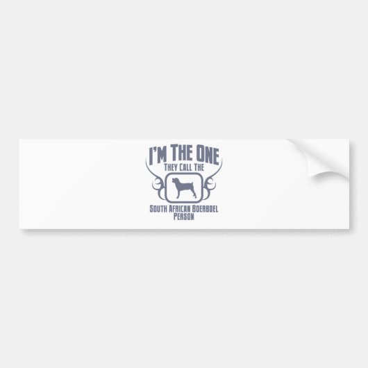 Boerboel Bumpersticker (Voorkant)