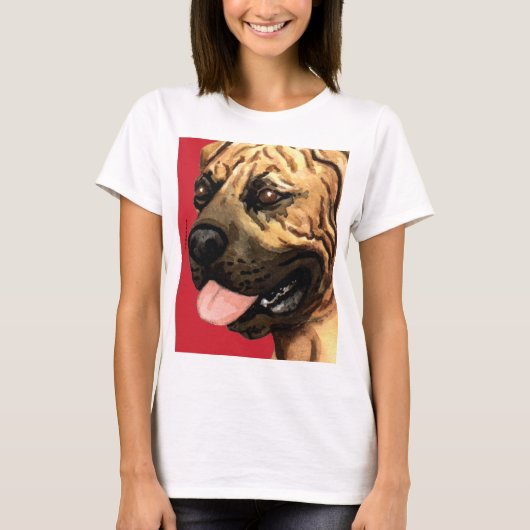 Boerboel Colour Block T-shirt (Voorkant)