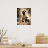 Boerboel Dog Art Print Poster (Keuken)