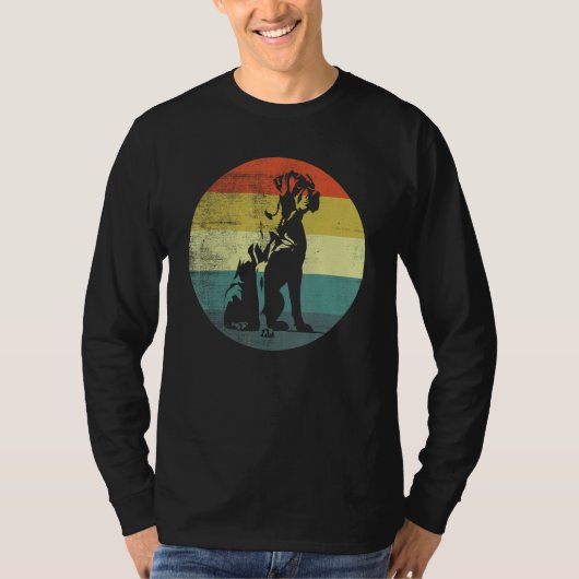Boerboel Dog Retro Design T-shirt (Voorkant)