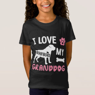 Boerboel Hond Oma Gifts Ik hou van mijn Granddog H T-shirt