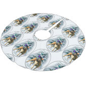 Boerboel kerst kerstboom rok (Gekanteld)