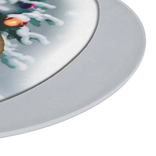 Boerboel kerst snijplank (Hoek)