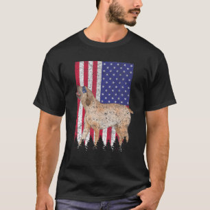 Boerboel Patriotic Dog USA Pride American Flag T-shirt