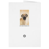 Boerboel schilderen - Kute Original Dog Art (Achterkant)
